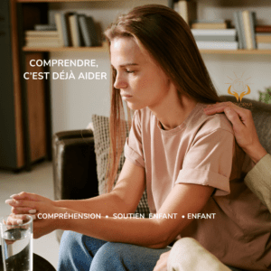 enfant soutenu émotionnellement