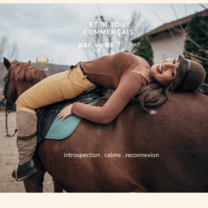 femme calme introspection lien animal