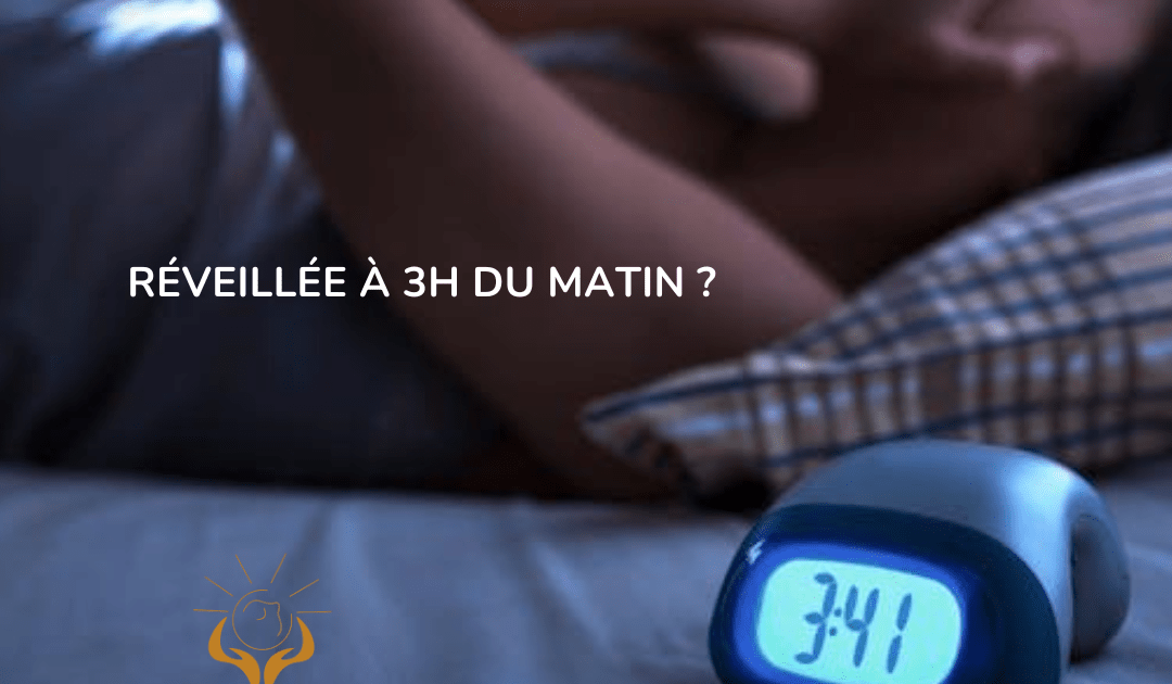 réveil nocturne femme 3h fatigue stress
