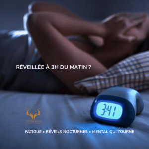 réveil nocturne femme 3h fatigue stress