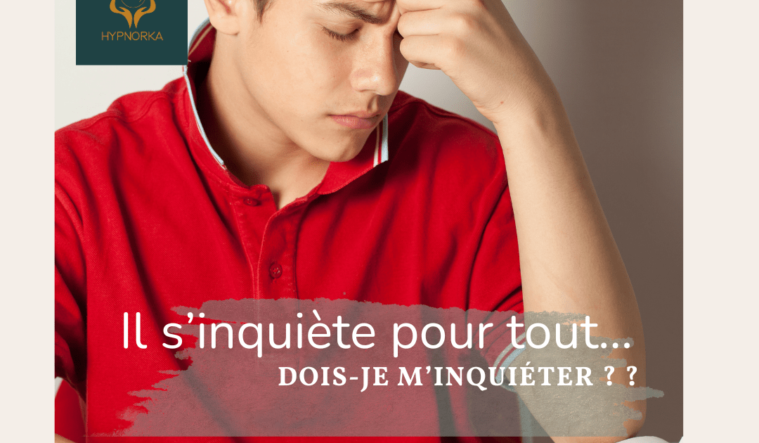Enfant inquiet présentant des signes d'anxiété