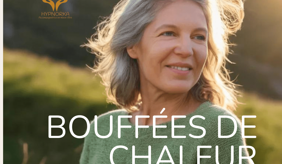Femme ressentant des bouffées de chaleur à la ménopause