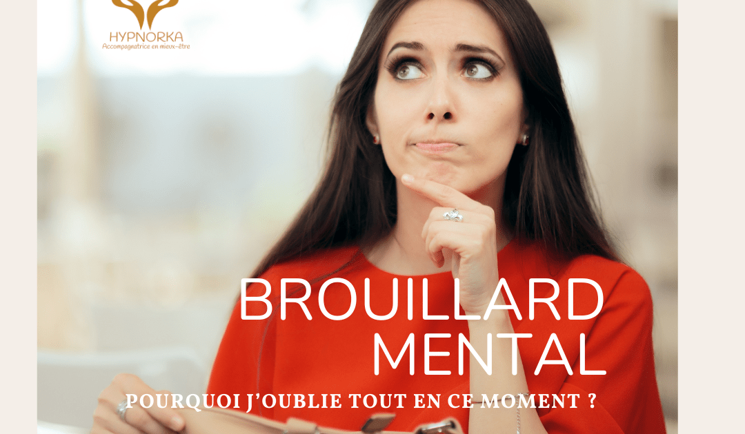 Femme ayant des difficultés de concentration liées au brouillard mental à la ménopause