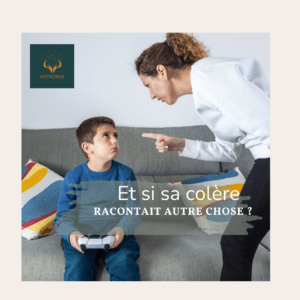 Enfant submergé par une émotion et exprimant sa colère