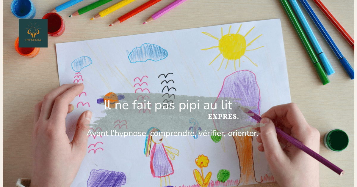 Accompagnement par l'hypnose d'un enfant souffrant d'énurésie